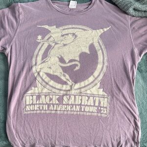 Madeworn Black Sabbath Tour T-Shirt Size Small